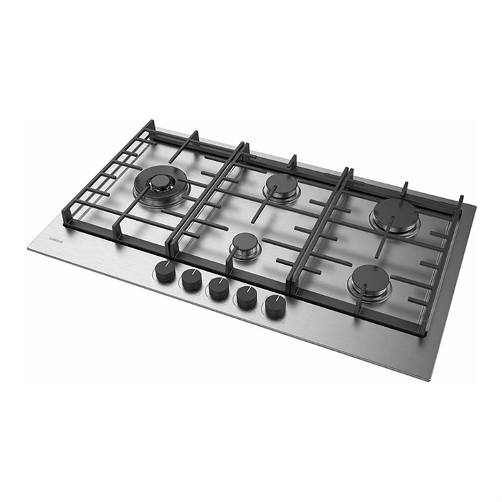 5 Burner Gas Stove Stainless Steel factory